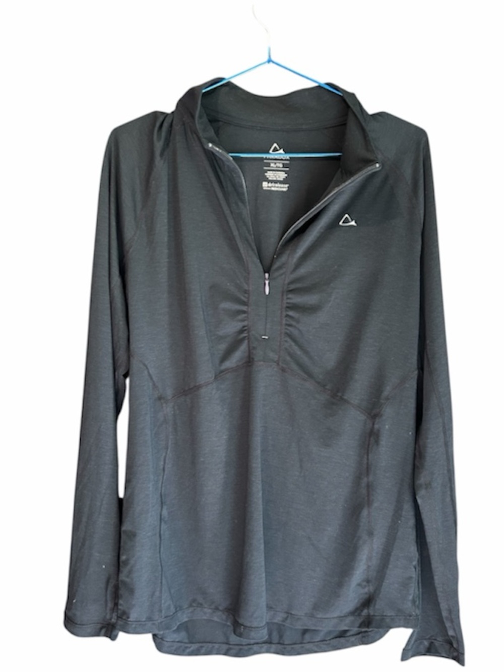 Paradox Black Half-Zip Women's Top